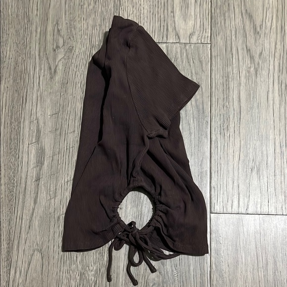 Brown Ruched Top - Picture 3 of 3